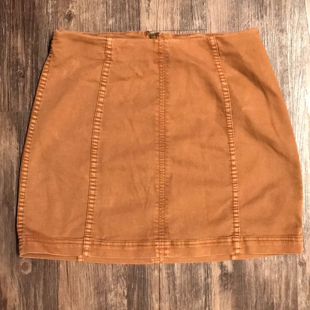 Free People Modern Femme Denim Skirt